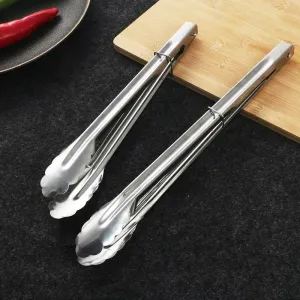 🔥 Extra Long Stainless Steel BBQ Tongs