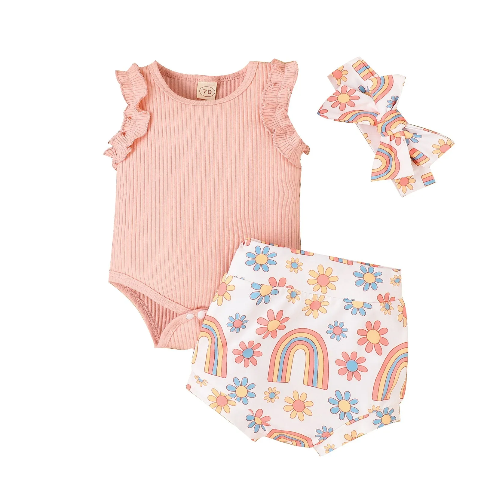 3-piece Baby Rainbow Sets