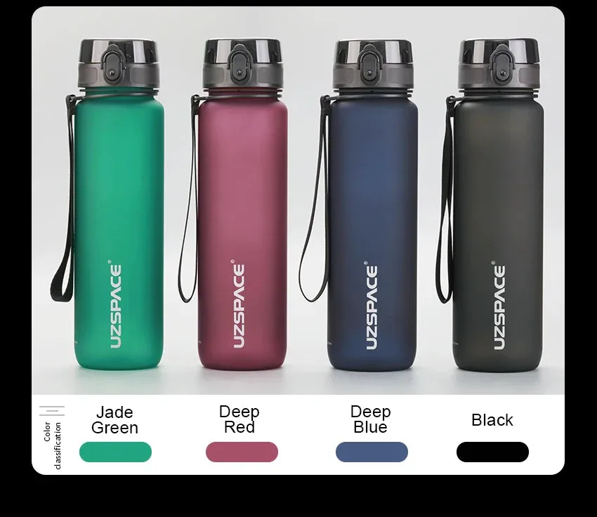 500/800/1000ml Sports Water Bottle Portable Leakproof