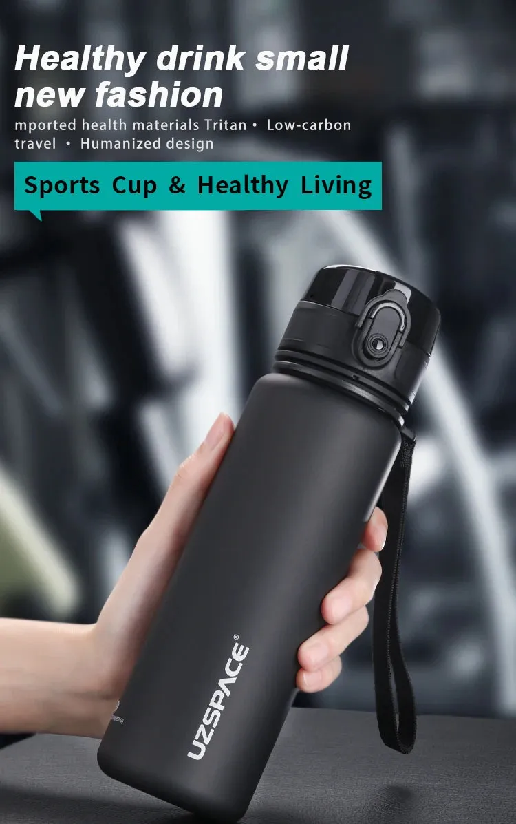 500/800/1000ml Sports Water Bottle Portable Leakproof