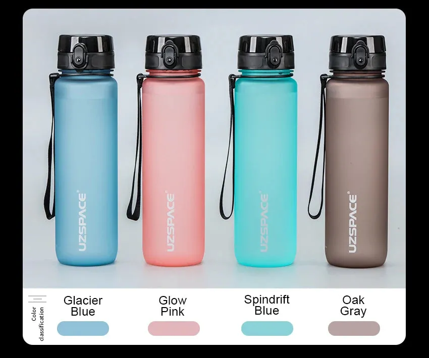 500/800/1000ml Sports Water Bottle Portable Leakproof