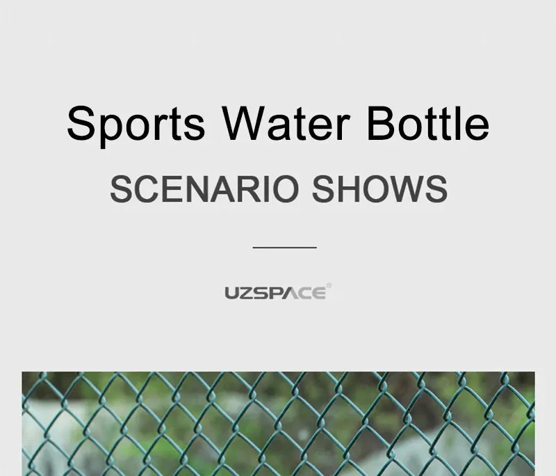 500/800/1000ml Sports Water Bottle Portable Leakproof