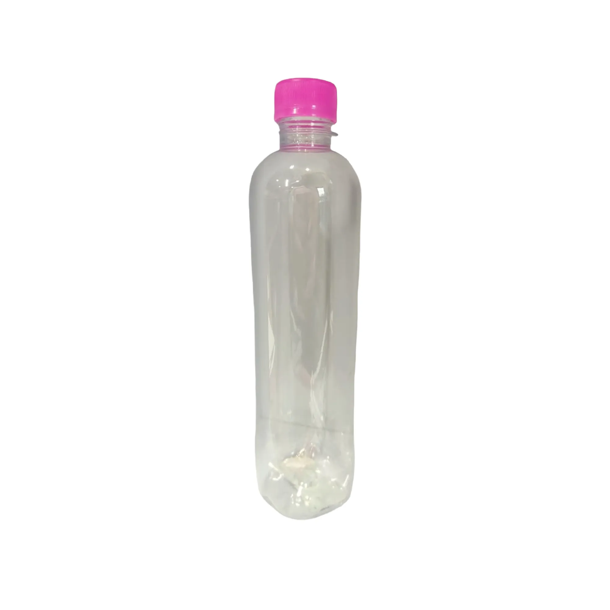 500ml PET Plastic Water Bottle Thirsty Clear with Lid