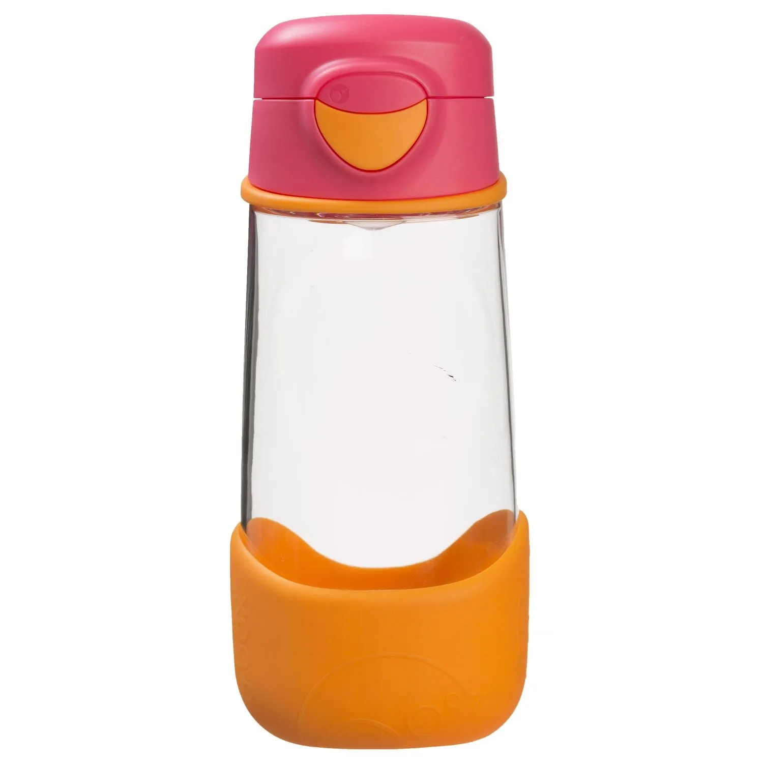 B.Box Tritan Sport Spout Drink Bottle- Strawberry Shake Pink Orange