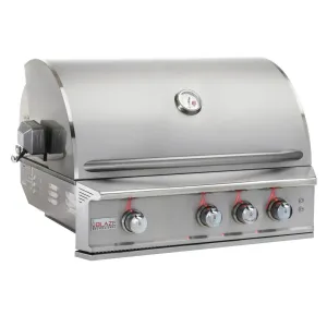 Blaze Professional LUX 34-Inch 3-Burner Built-In Liquid Propane Grill With Rear Infrared Burner (BLZ-3PRO-LP)