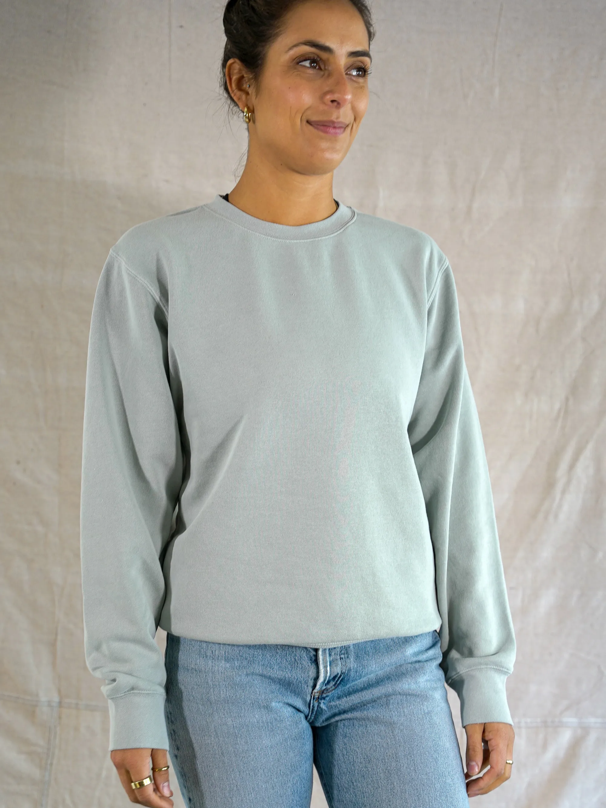 Carmel Crewneck - Sea Foam