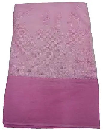 Divayanshi Mosquito Net 6.5 ft x 6.5 ft King Size Bed Net Polycotton Pink 100% Heavy Quality Net