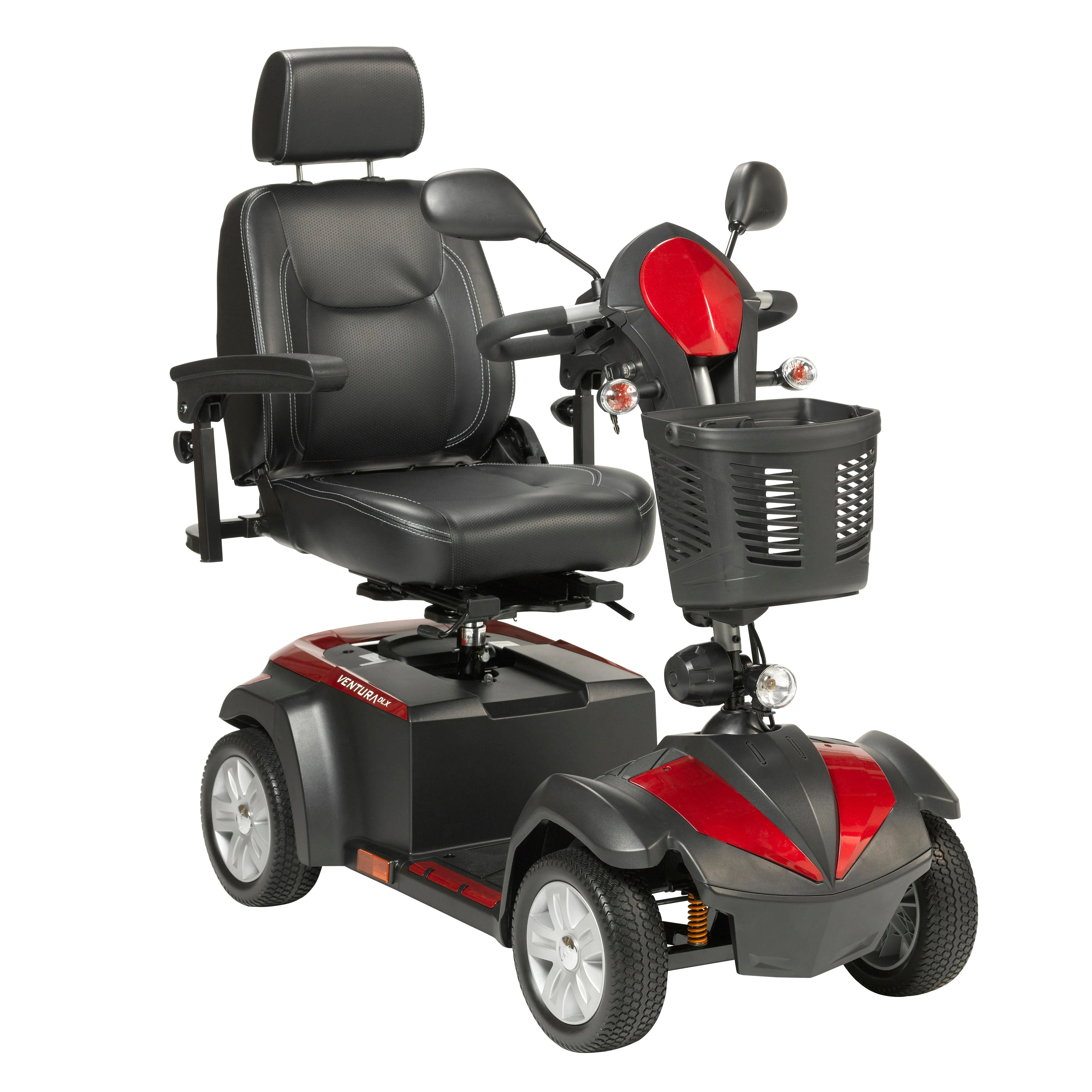 Drive Medical ventura418cs Ventura Power Mobility Scooter, 4 Wheel, 18" Captains Seat