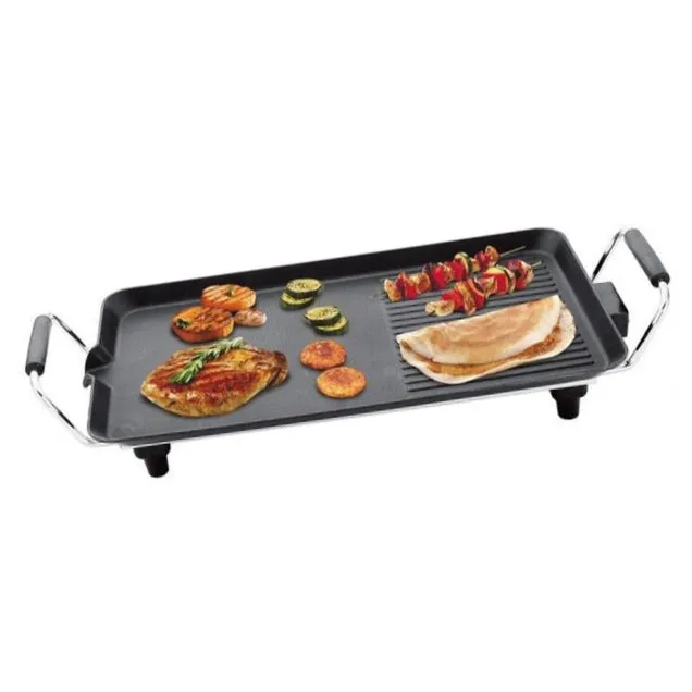 Electric Grill Dosa Tawa Pans | Smokeless Non-Stick Multi-Function Electric Grill for Indoor Use