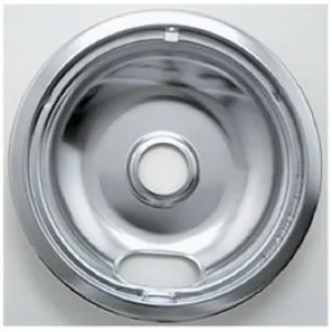 Electric Range Drip Pan, "A" Series Plug-In Element, Chrome, 6-In.