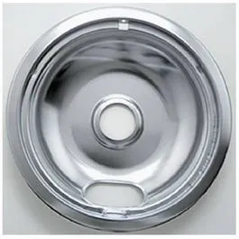 Electric Range Drip Pan, "A" Series Plug-In Element, Chrome, 8-In.