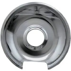 Electric Range Drip Pan, "E" Series Hinged Element, Chrome, 6-In.