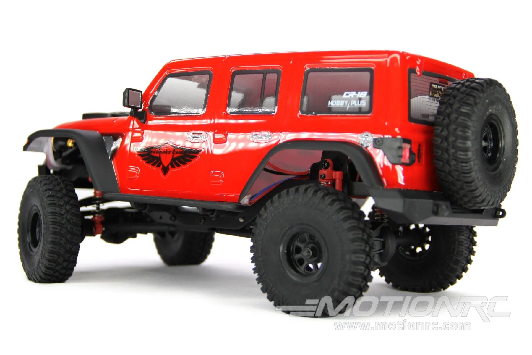 Hobby Plus CR18 Red Kratos 1/18 Scale 4WD Mini Crawler - RTR