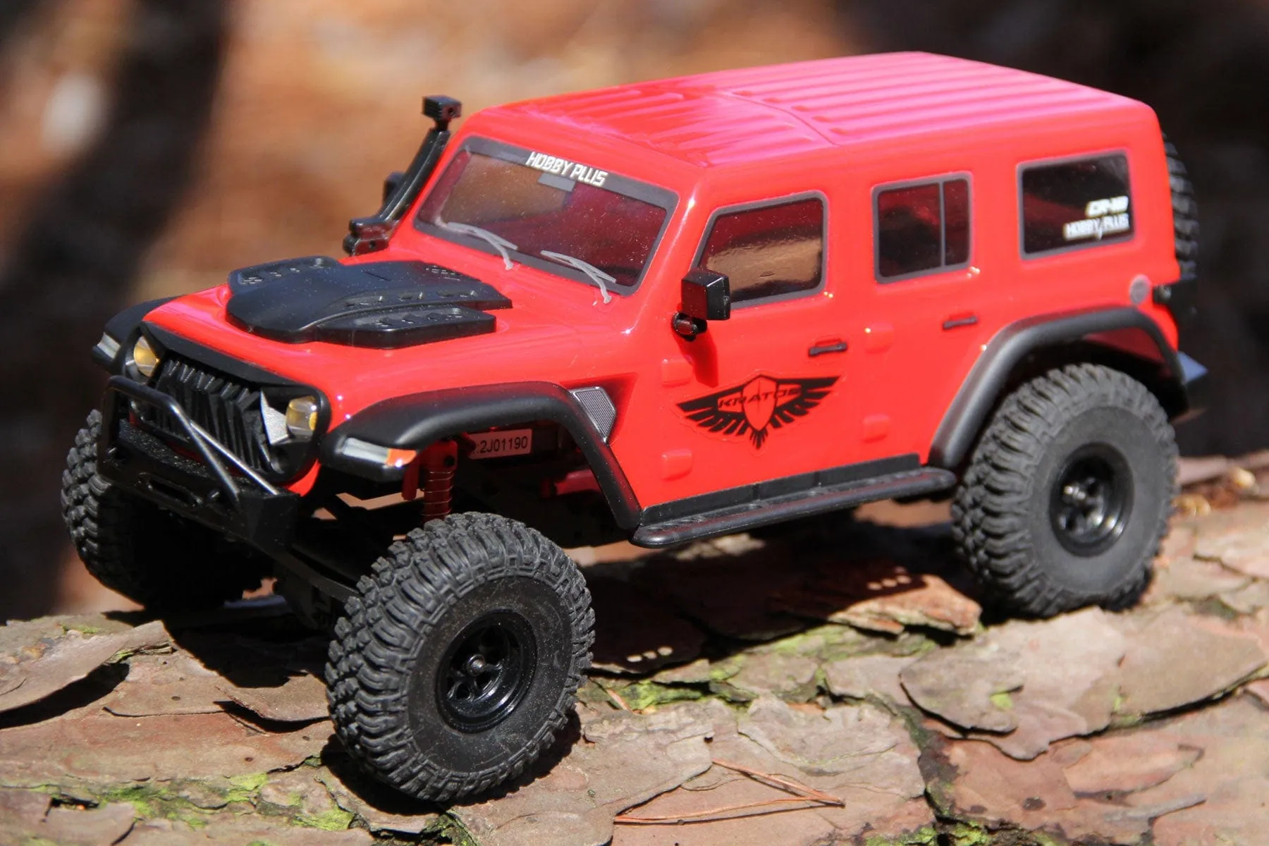 Hobby Plus CR18 Red Kratos 1/18 Scale 4WD Mini Crawler - RTR