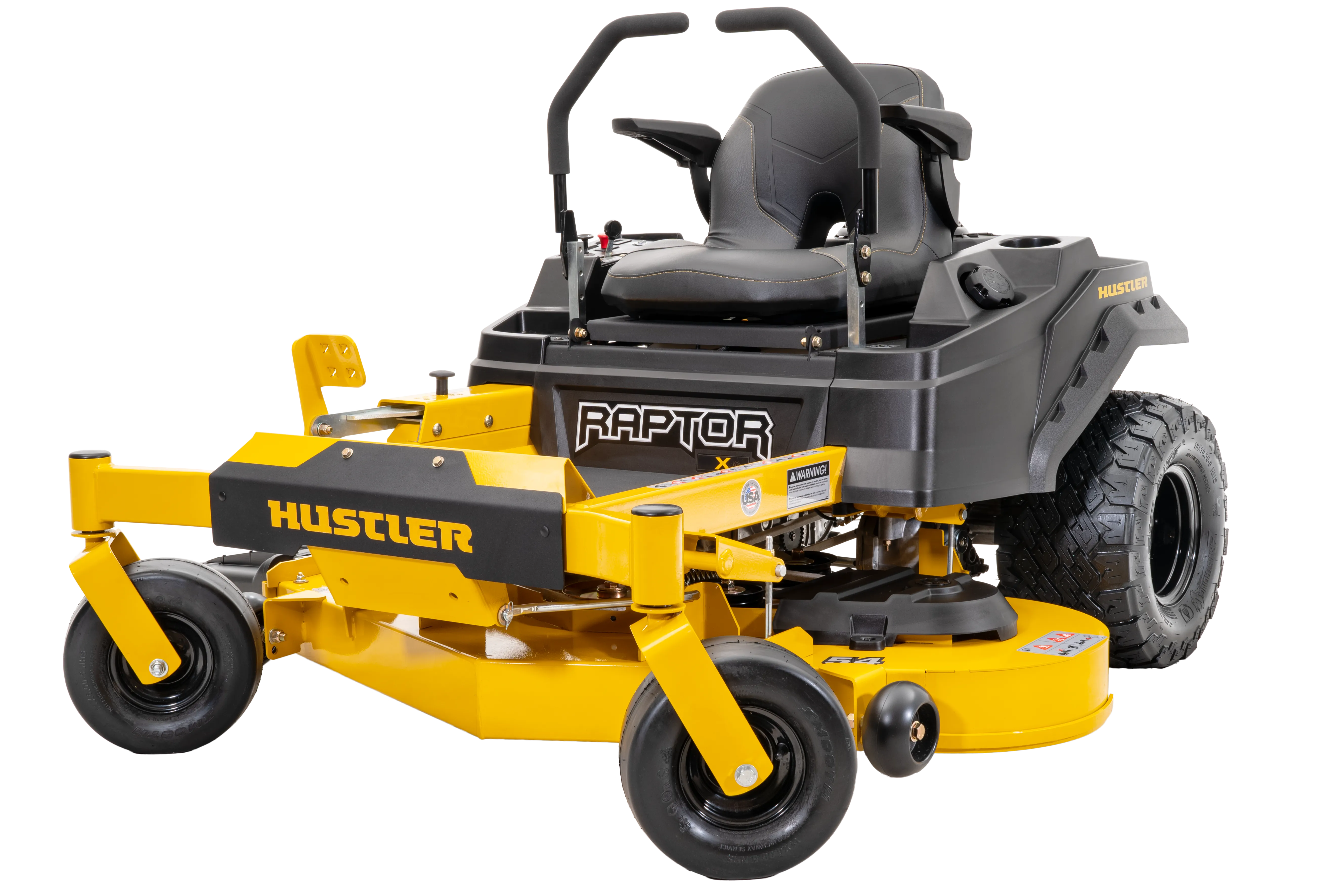 Hustler Turf Raptor X - 54in Deck - Zero-Turn Riding Lawn Mower - 21.5HP Kawasaki FR651 - 2023 Edition