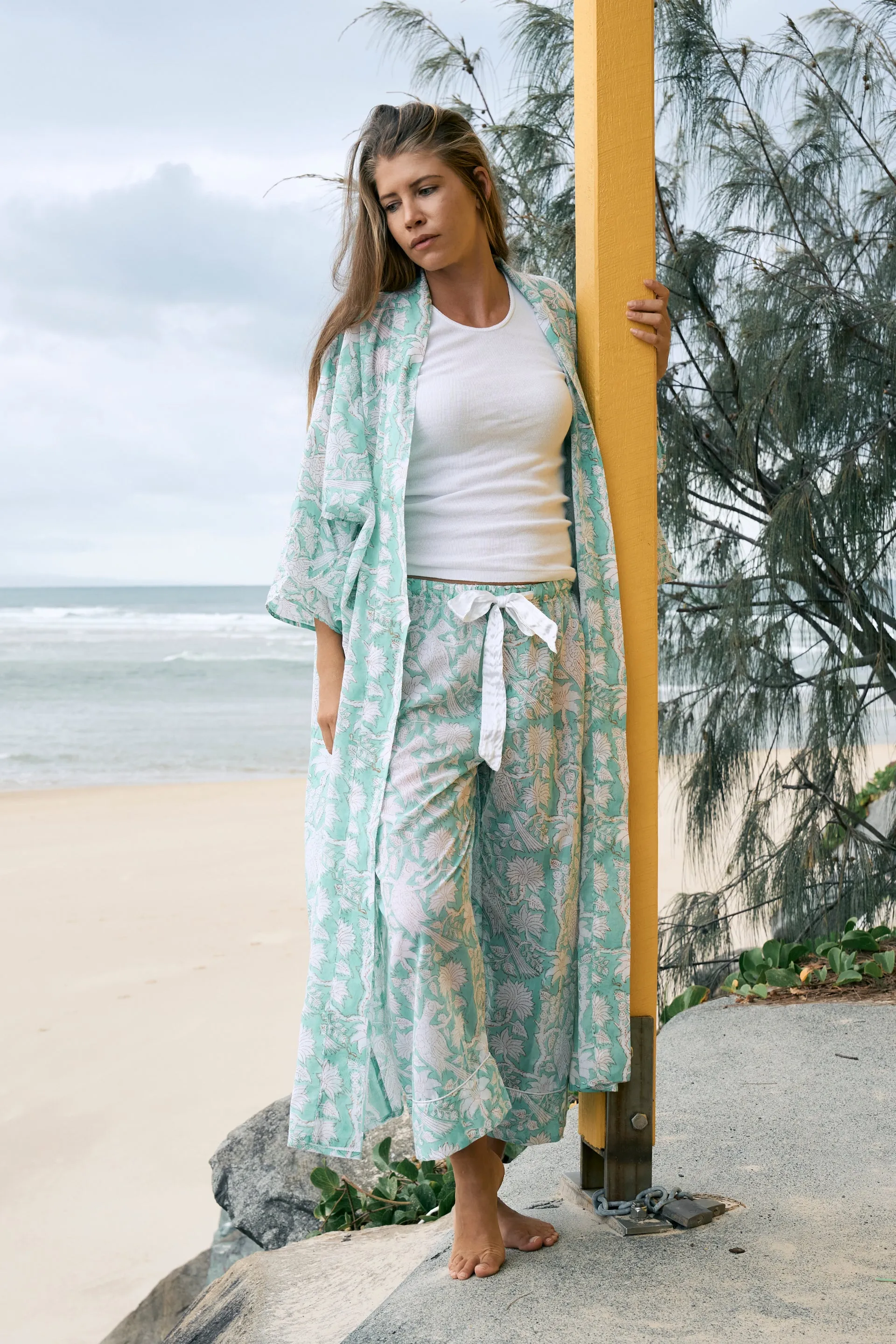 Jackets Kimono Bird of Paradise  -  Opal