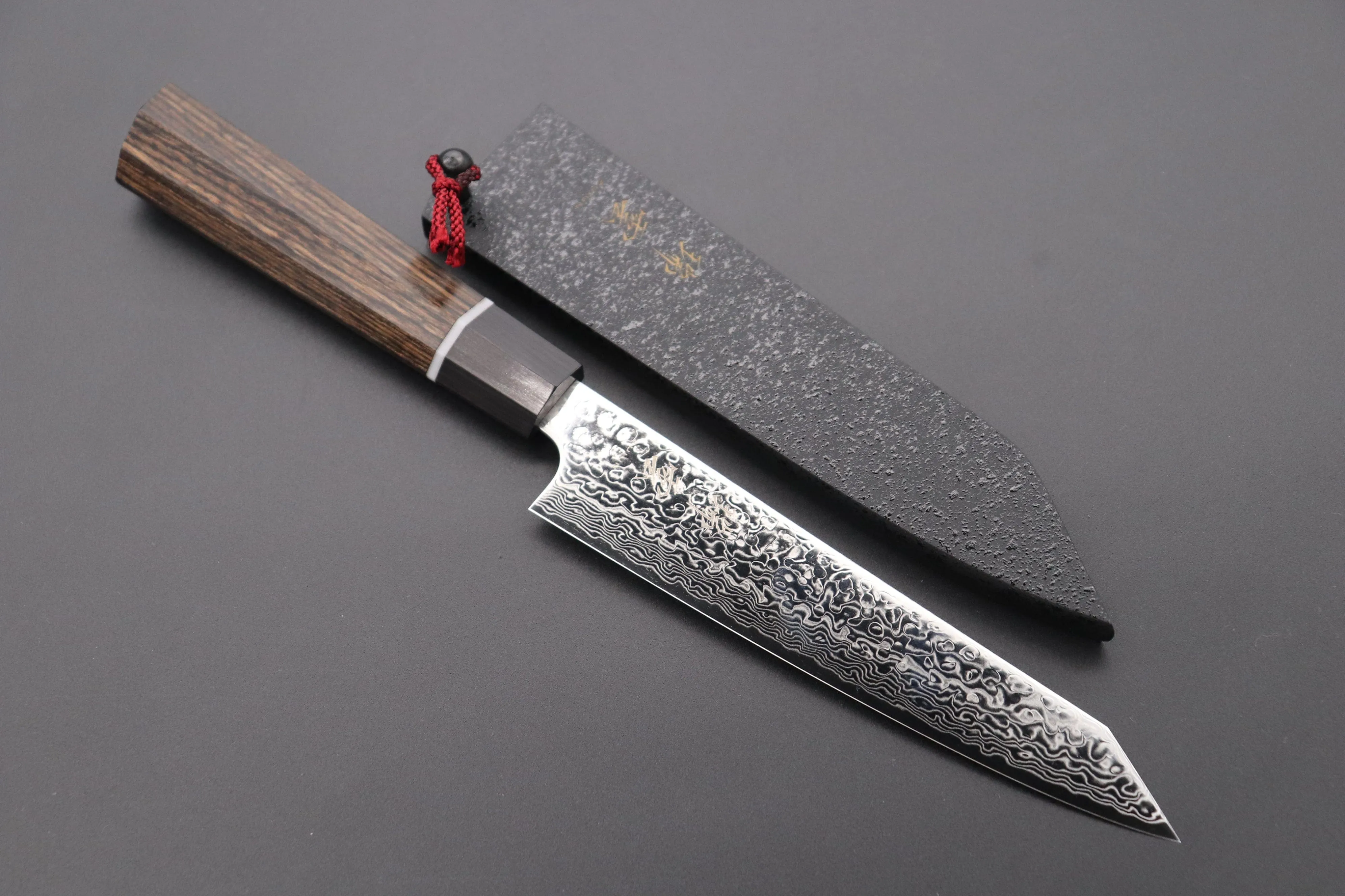 Kanetsugu Zuiun Series R-2 Damascus KZD-1 Kiritsuke Petty 150mm (5.9 Inch)