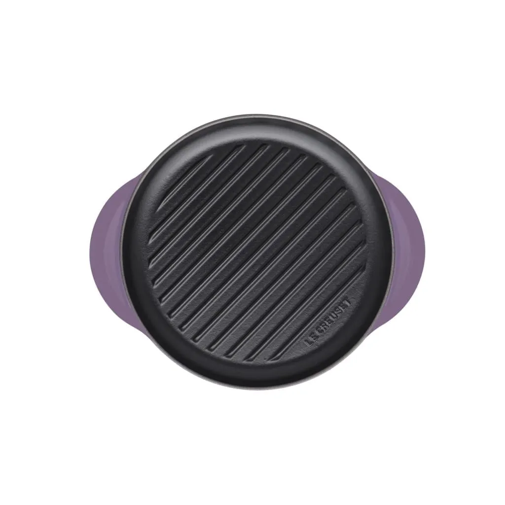 Le Creuset Classic Cast Iron Round Grill 25cm Ultra Violet