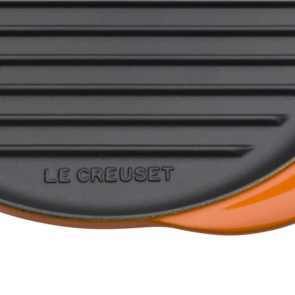 Le Creuset Classic Cast Iron Round Grill 25cm Volcanic