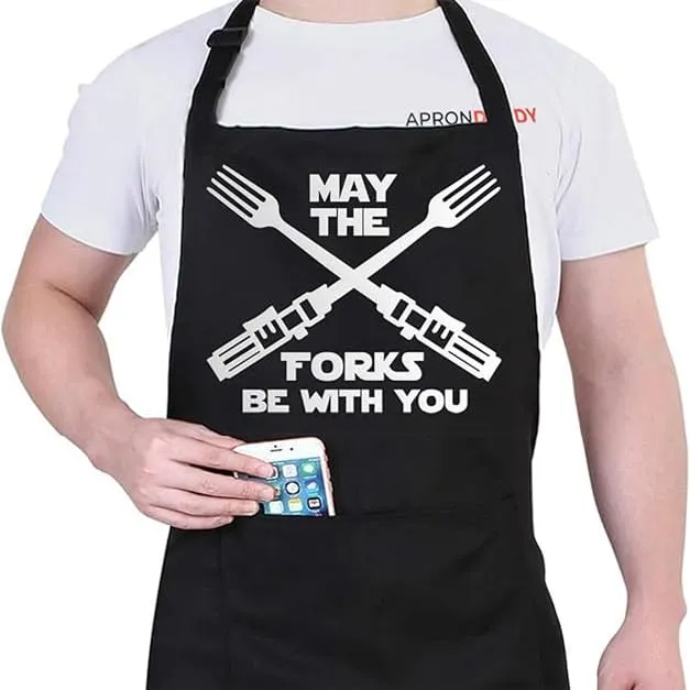 May The Forks Be With You - Apron