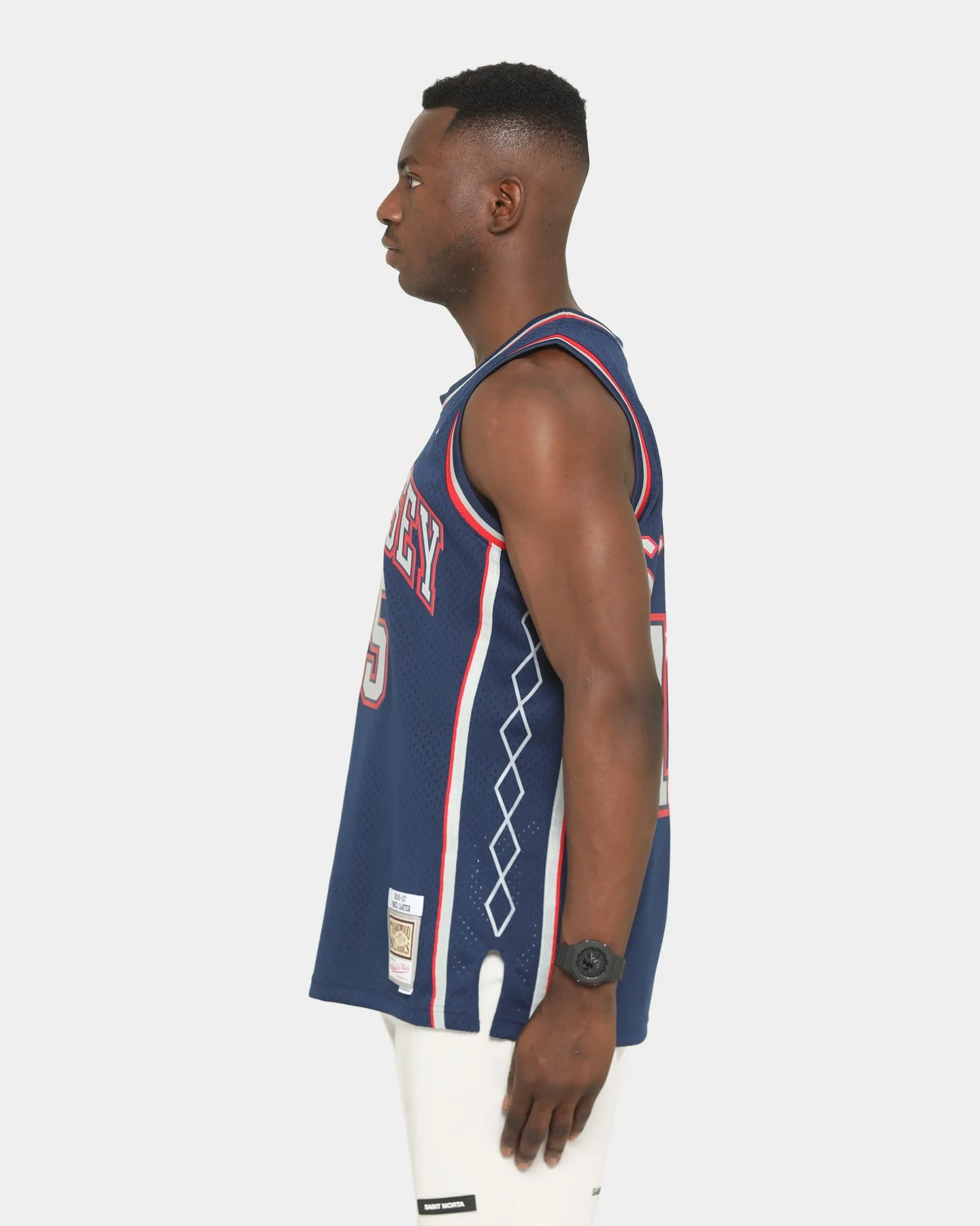 Mitchell & Ness New Jersey Nets Vince Carter '06-'07 #15 'Road' Swingman Jersey Navy