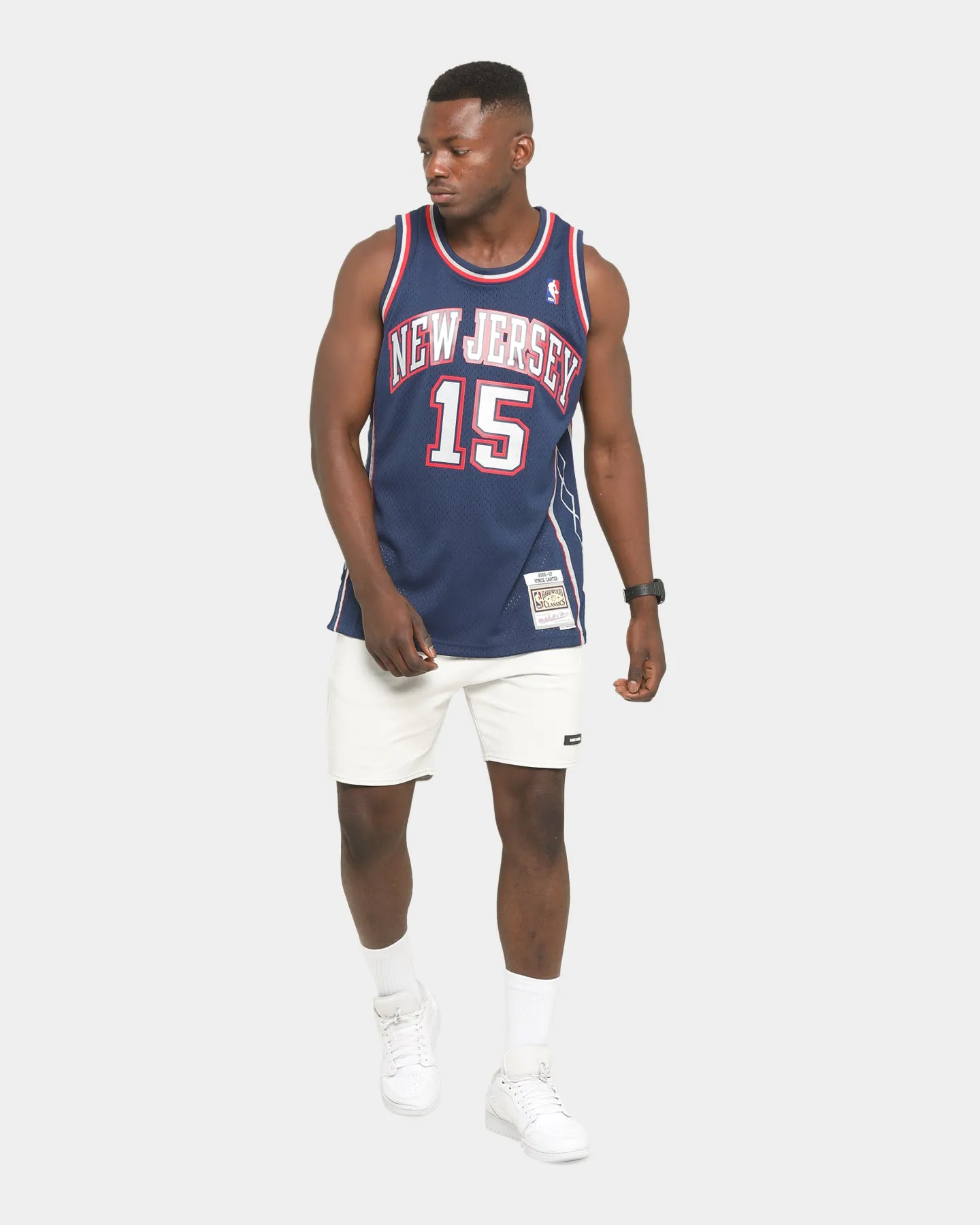 Mitchell & Ness New Jersey Nets Vince Carter '06-'07 #15 'Road' Swingman Jersey Navy