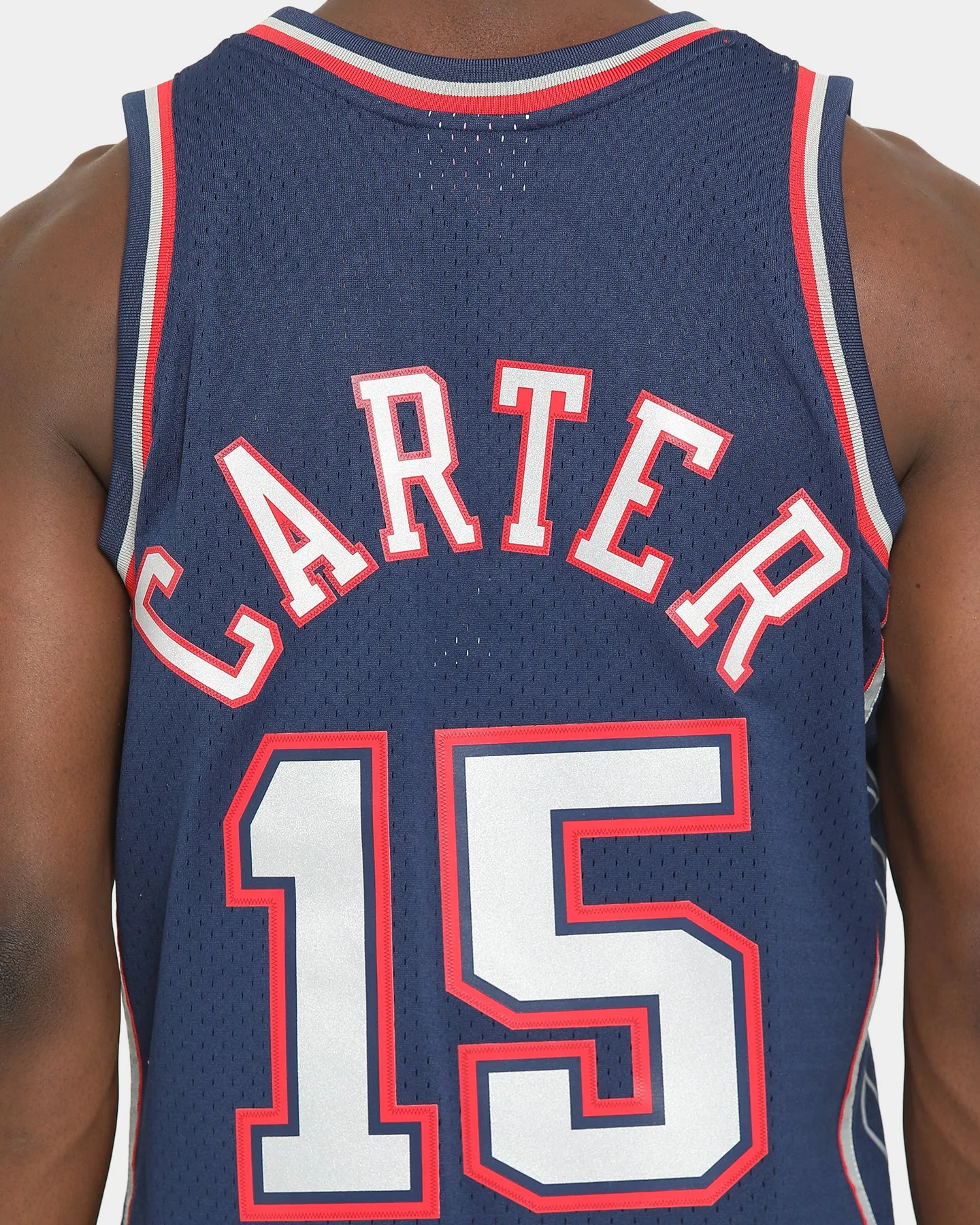 Mitchell & Ness New Jersey Nets Vince Carter '06-'07 #15 'Road' Swingman Jersey Navy