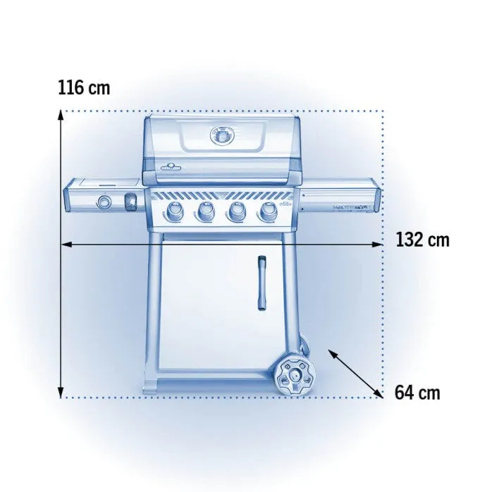 Napolean Freestyle 425 Gas Grill with Side Range Burner