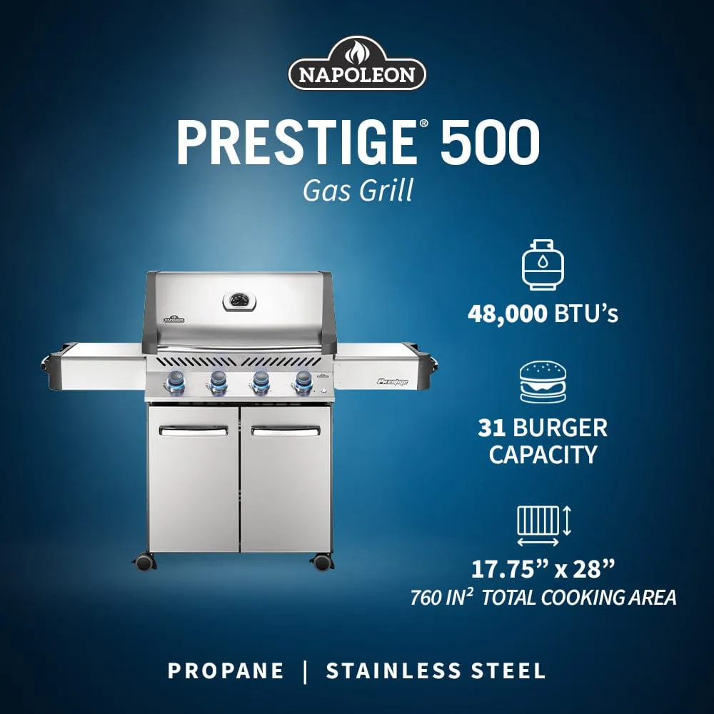 Napoleon Prestige 500 4-Burner Stainless BBQ P500-3