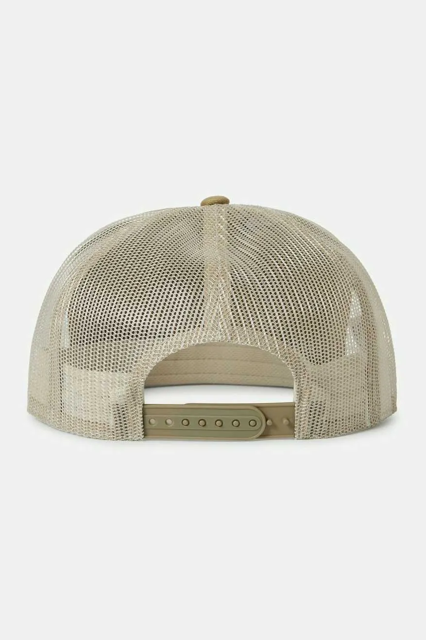 Neon Fallbrook Snapback - Khaki/Green/Khaki