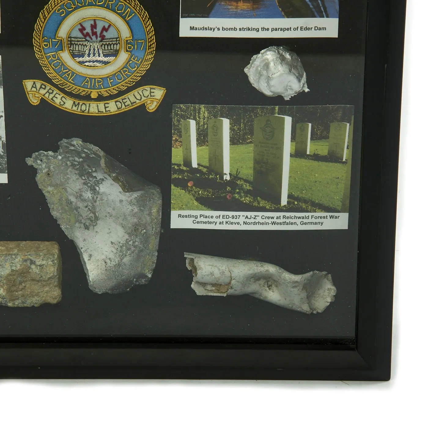 Original British WWII Fragments from Crashed R.A.F. Lancaster Dambuster ED-937 "AJ-Z - Operation Chastise