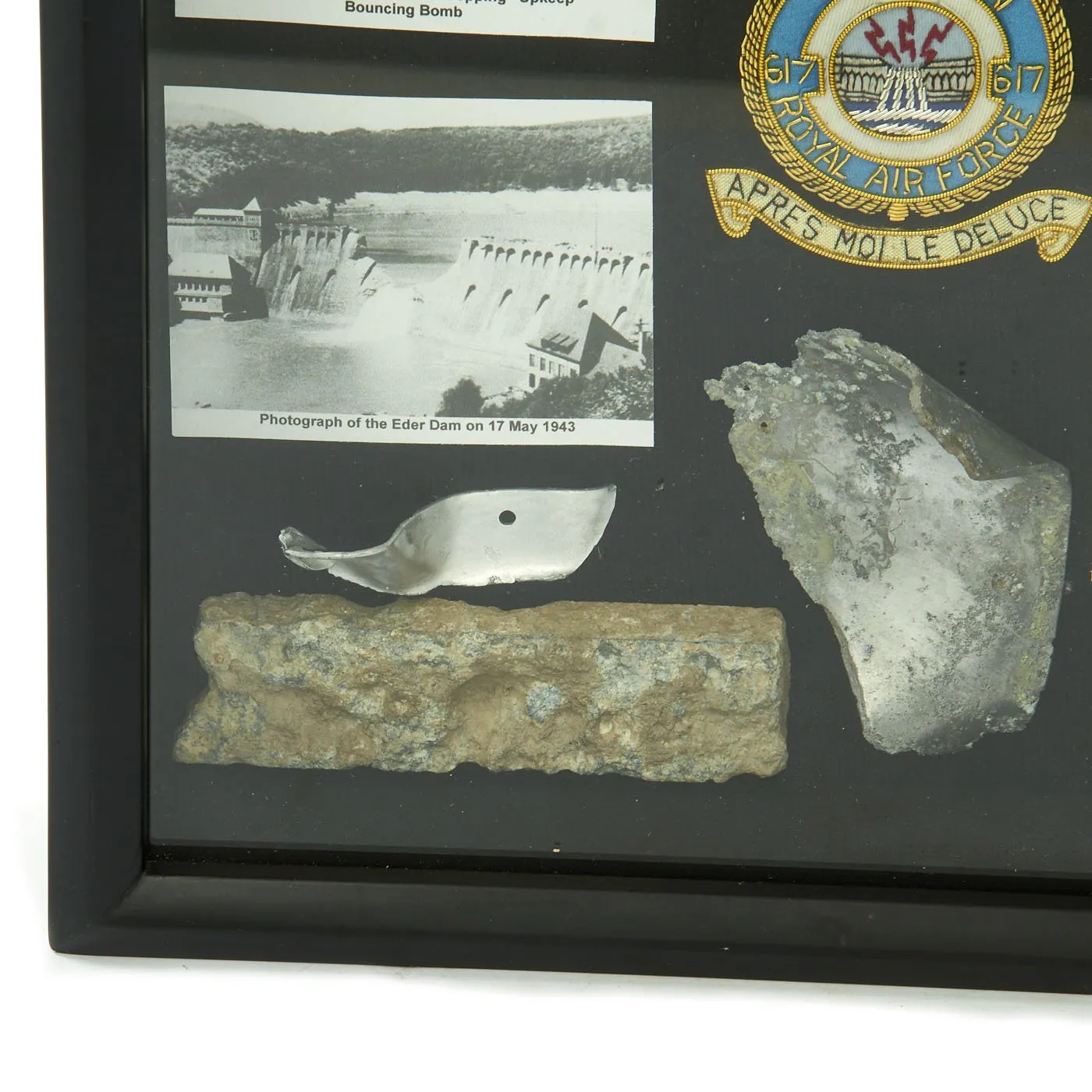 Original British WWII Fragments from Crashed R.A.F. Lancaster Dambuster ED-937 "AJ-Z - Operation Chastise