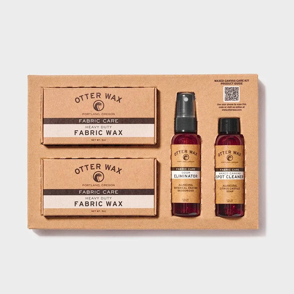 Otter Wax Waxed Canvas Care Kit