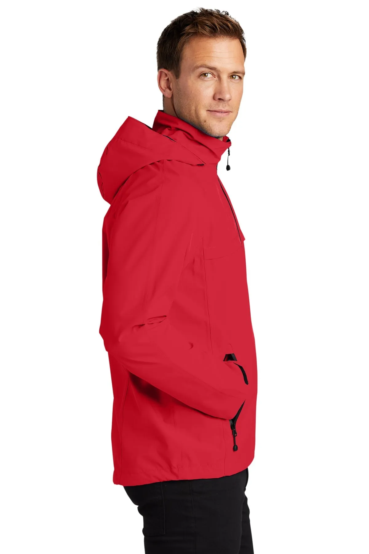 Port Authority Torrent Customized Waterproof Jackets, Engine Red