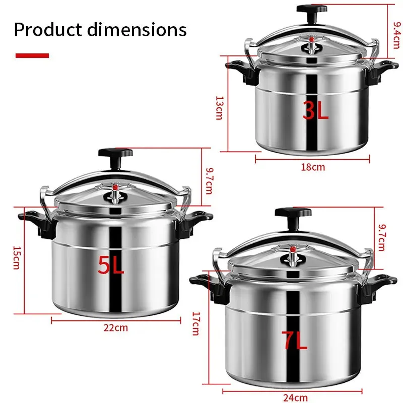 Professional Pressure Cooker Heavy-Duty Explosion-Proof Cooking Pot