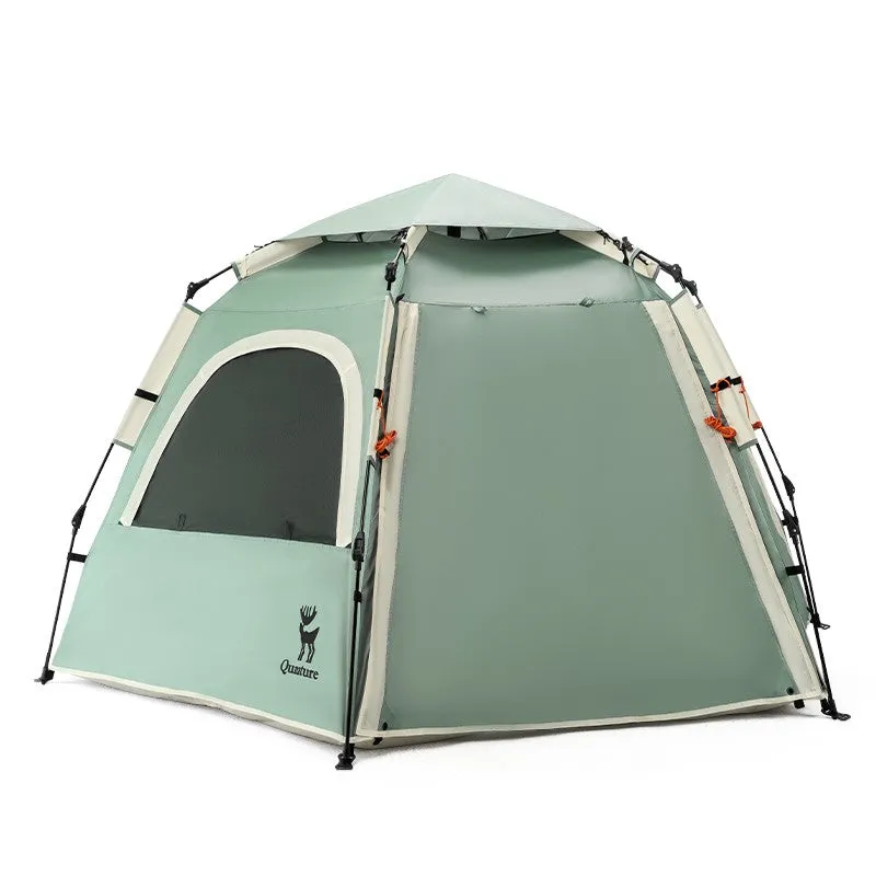 Qunature Quick Setup Hexagonal Tent UPF50  Waterproof Lightweight