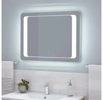 Rectanguler LED Mirror with 3 Lighting Options (Warm, Natural White, Cool White) with Touch Sensor (18X24INCH) L29 Stylish and Decorative Design.