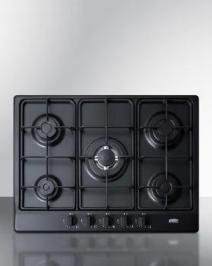 Summit GC5272B 27" Wide 5-burner Gas Cooktop