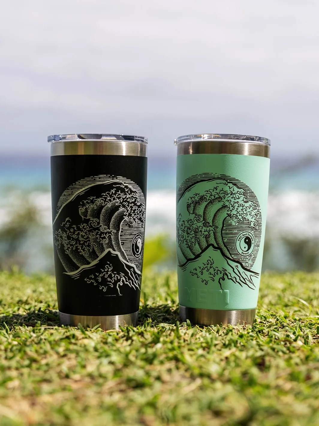 T&C Surf 20 oz Stoked Hokusai Tumbler Yeti