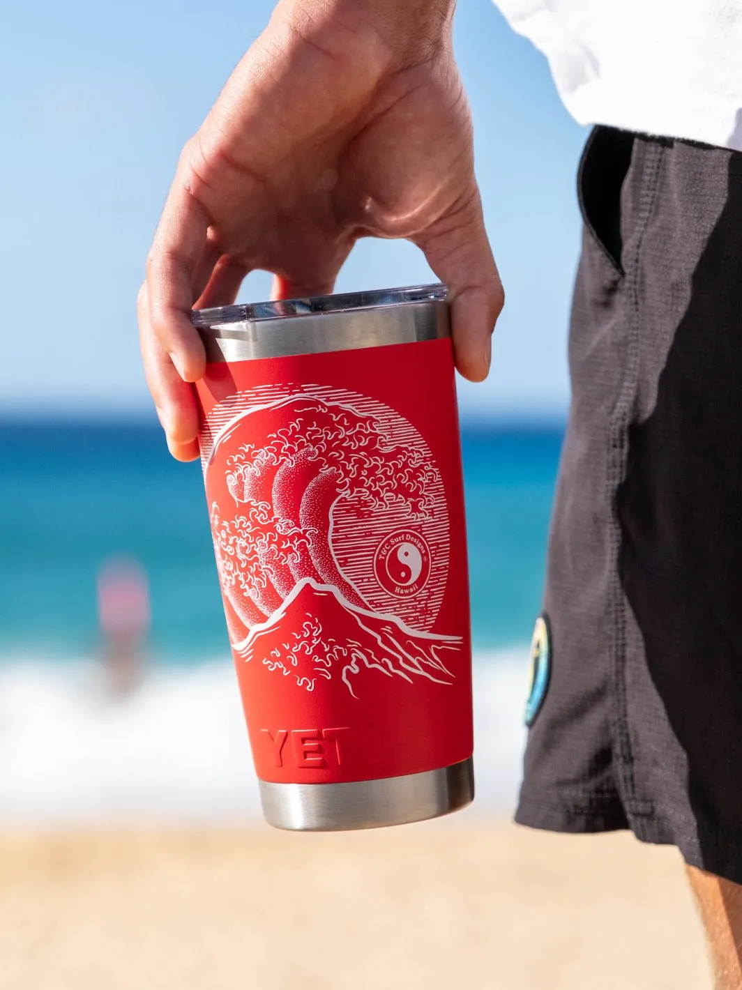 T&C Surf 20 oz Stoked Hokusai Tumbler Yeti