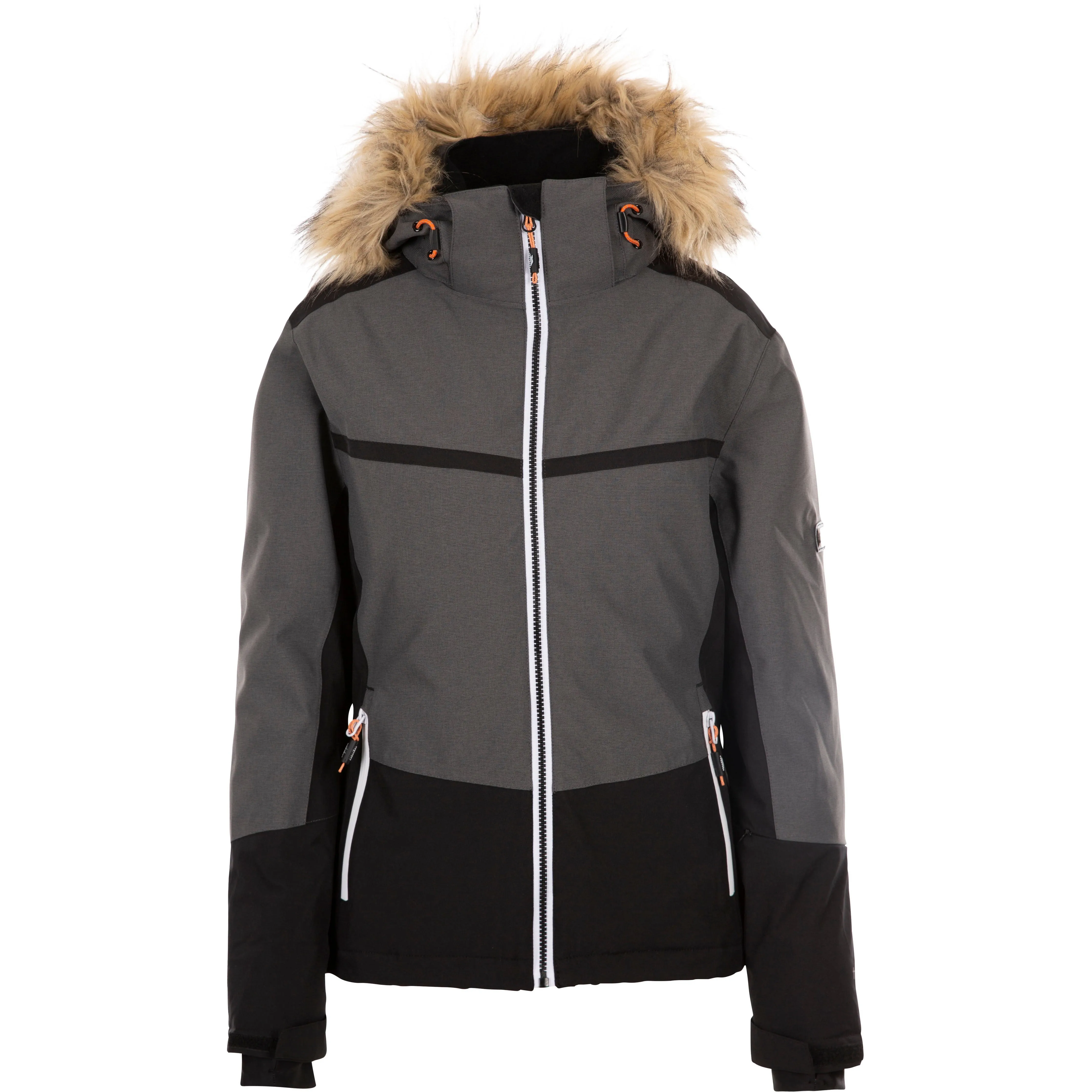 Temptation Womens Padded Waterproof Ski Jacket in Black