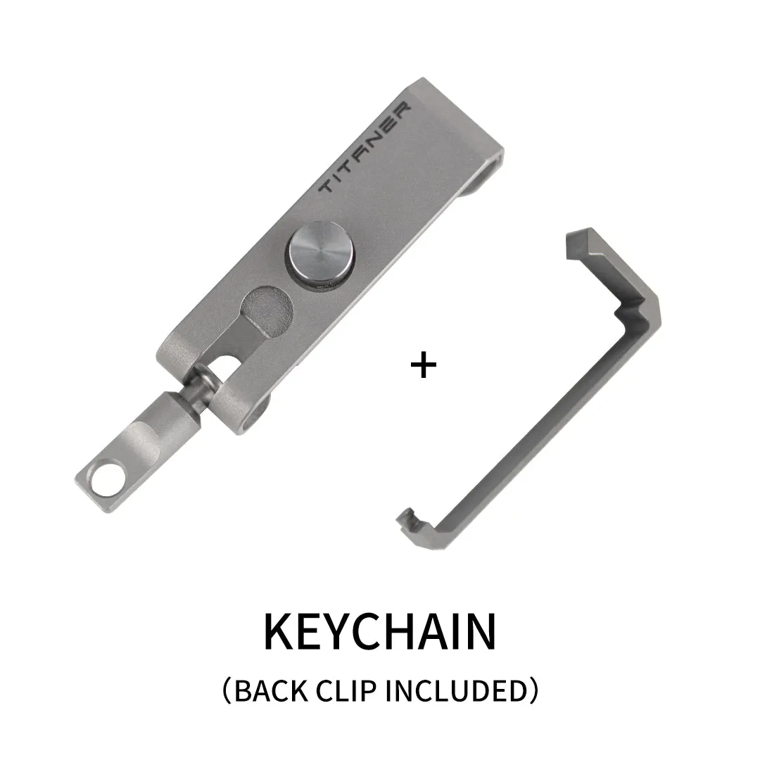 Titanium Belt Keychain Clip