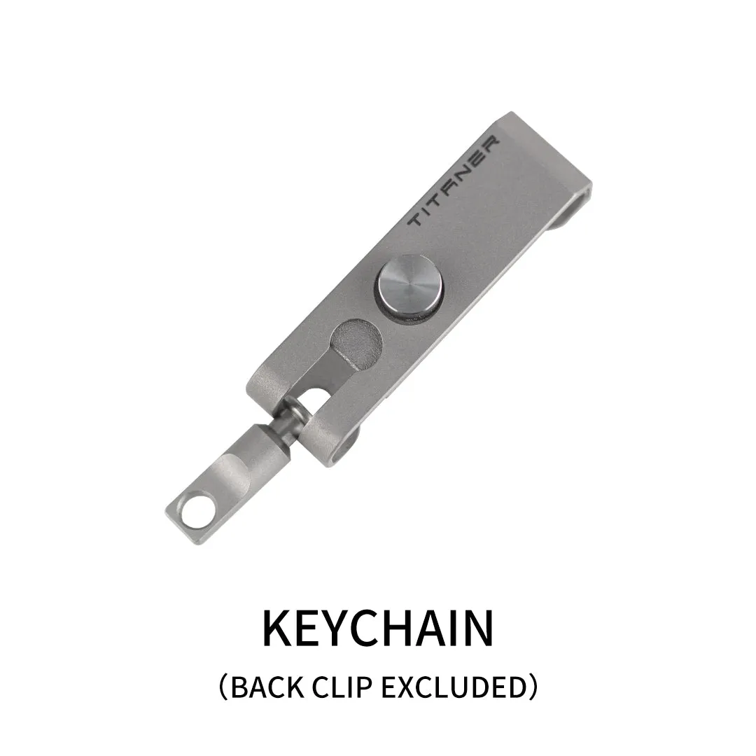 Titanium Belt Keychain Clip