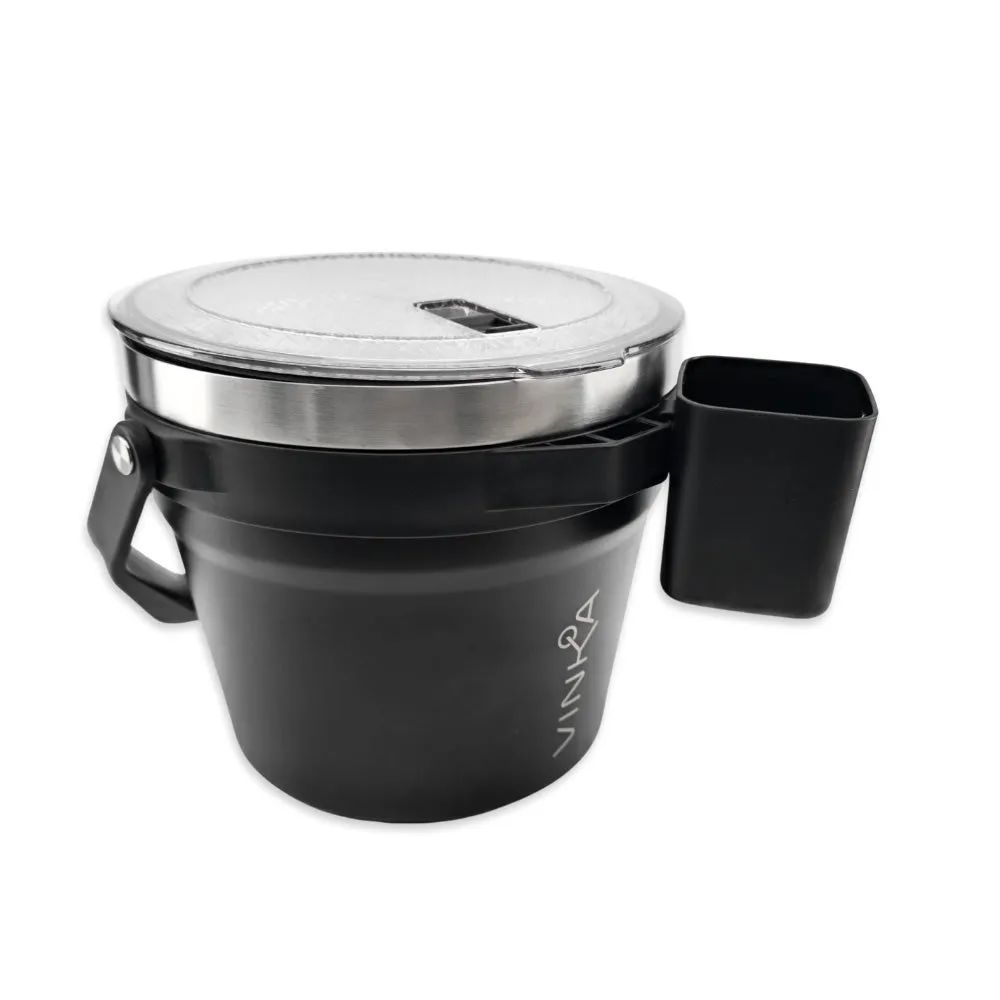 VINKA - Double Walled Vacuum Insulated Ice Bucket (7L) - Matte Black