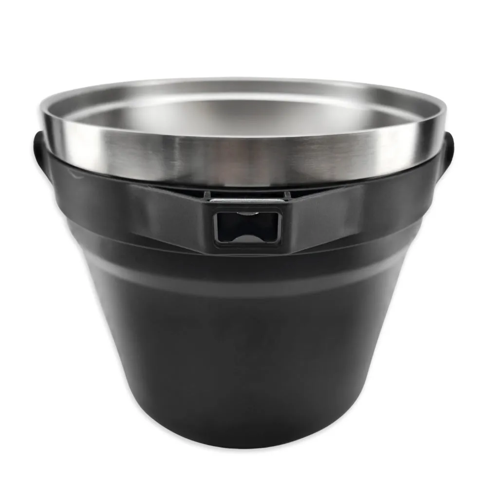 VINKA - Double Walled Vacuum Insulated Ice Bucket (7L) - Matte Black