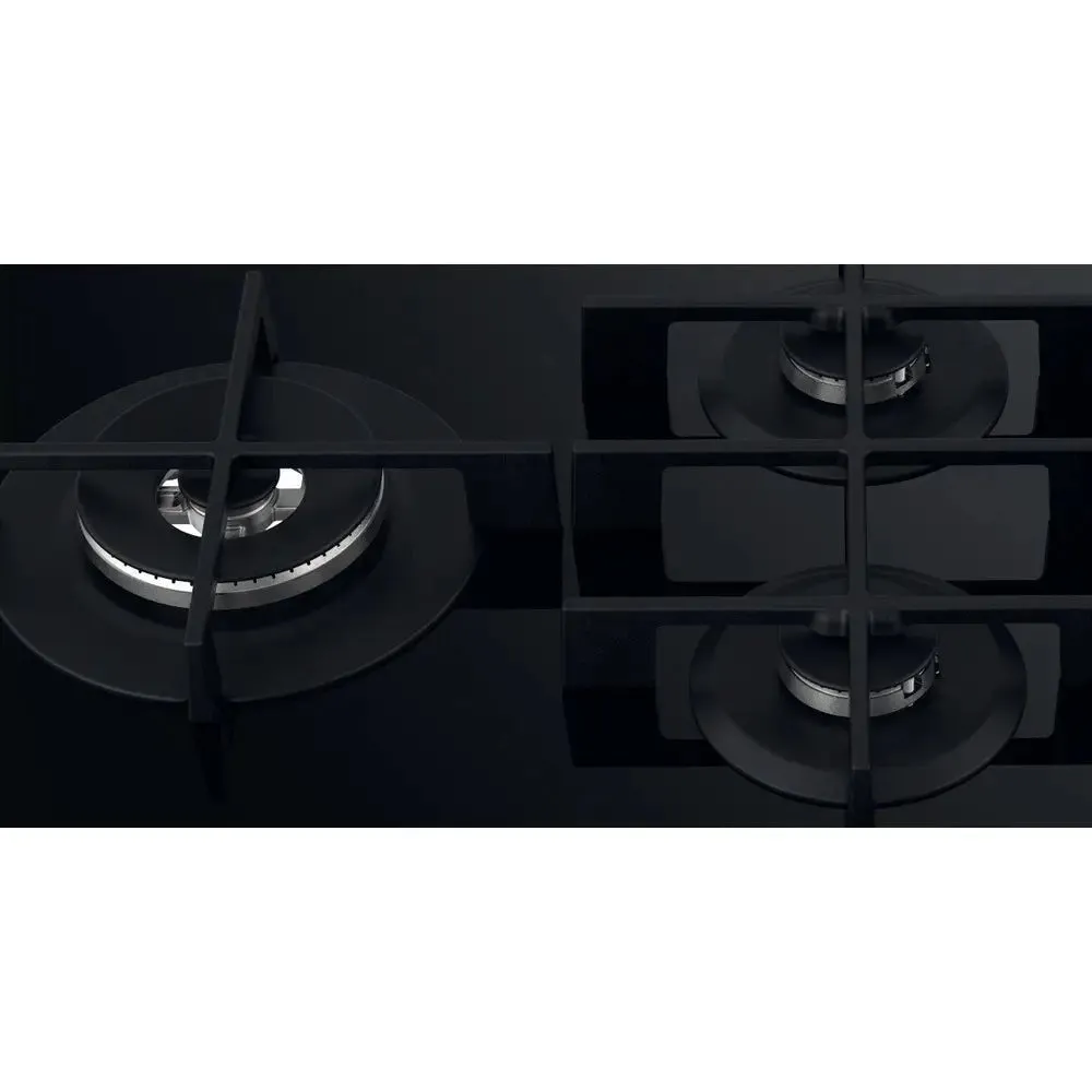 Whirlpool GOWL958NB Gas Hob 5 Burners, 86cm Wide - Black