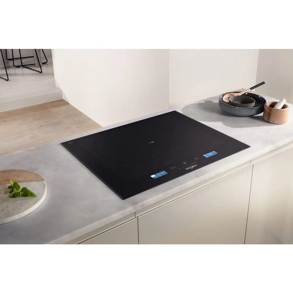 Whirlpool SMP658CBTIXL 65cm Four Zone Induction Hob - Black