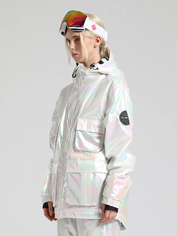 Women's Black Dazzling Ski Jacket